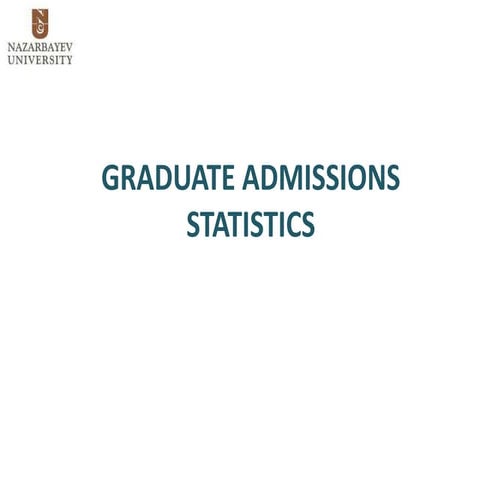 Graduate admissions statistics eng