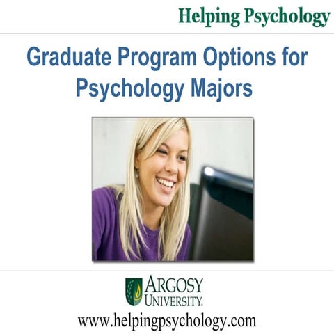 Graduate Program Options for Psychology Majors