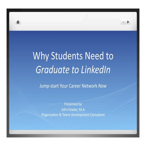 Graduate to LinkedIn