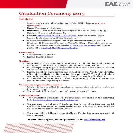 Graduation presentation 2015 | PPTX