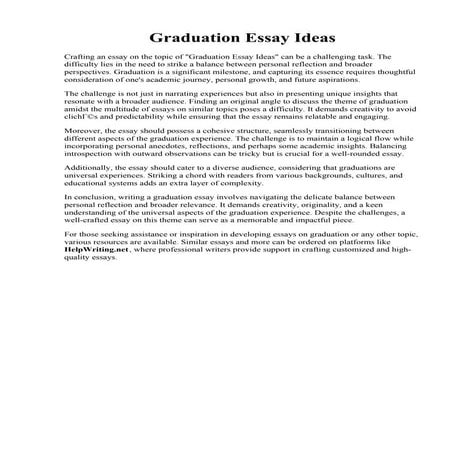 Graduation Essay Ideas.pdf