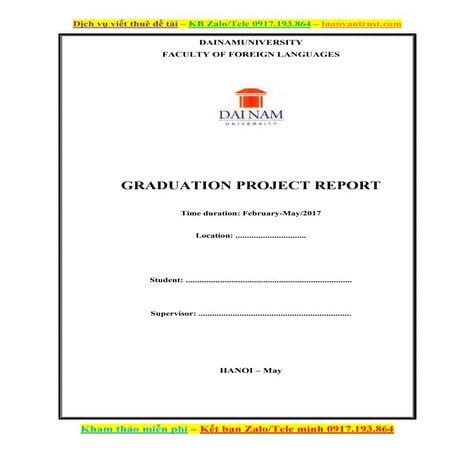 Graduation project report faculty of foreign languages Dai Nam University.docx