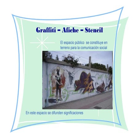 Graffiti   afiche - stencil