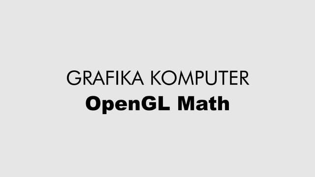 Grafika komputer 2