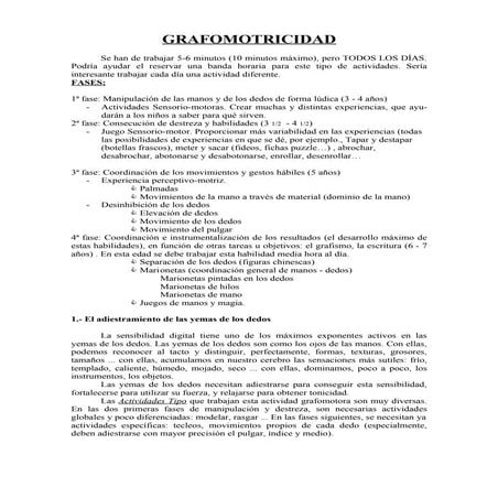 GRAFOMOTRICIDAD