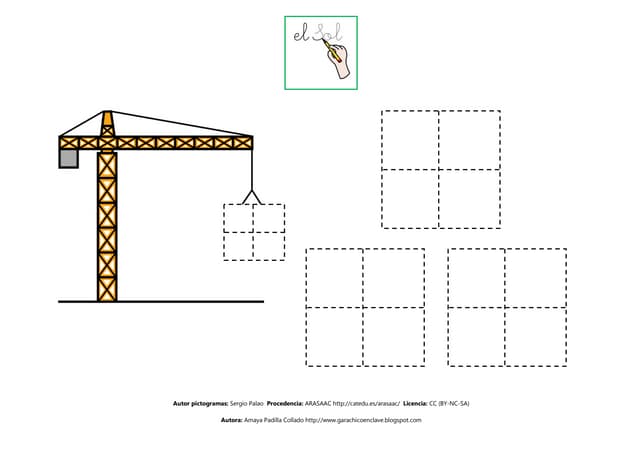 Grafomotricidad grúas