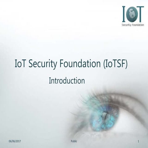 The Internet of Things Security Foundation (IoTSF)