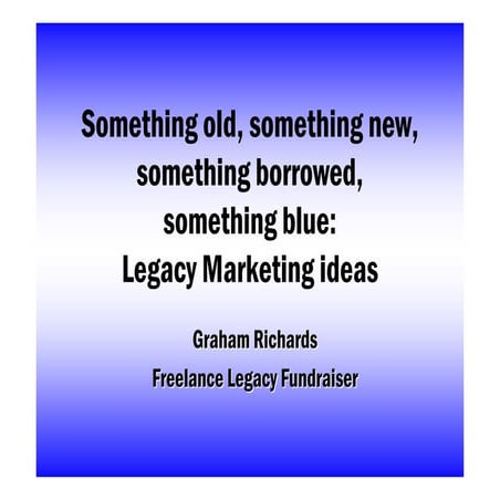 Graham Richards Legacy Presentation   Nahf Derry 09