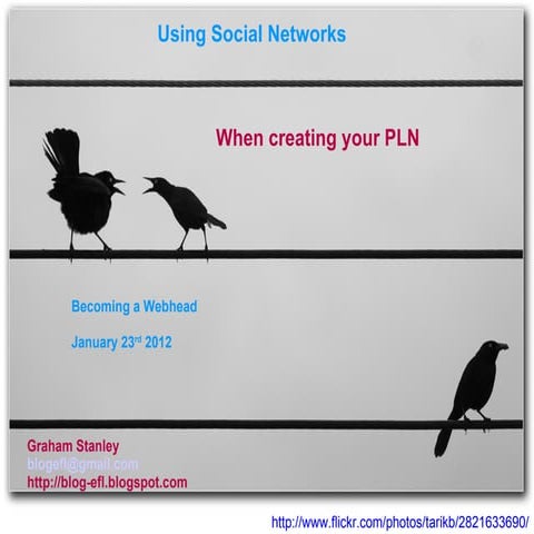 Using Social Networks when creating your PLN