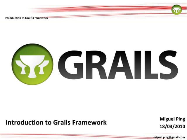 Introduction to Grails Framework