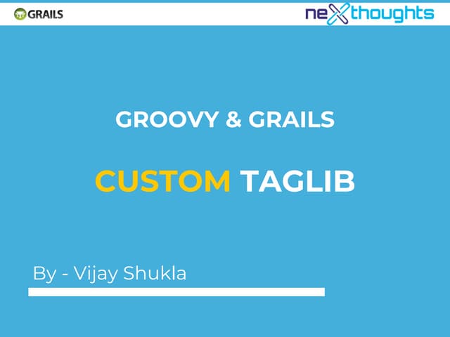 Grails custom tag lib