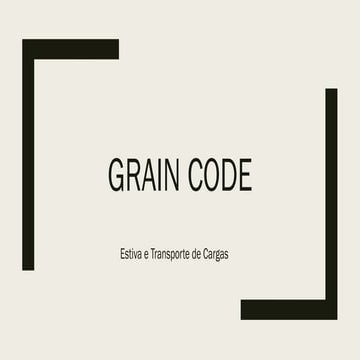 Grain Code For Bulk Carriers, em português