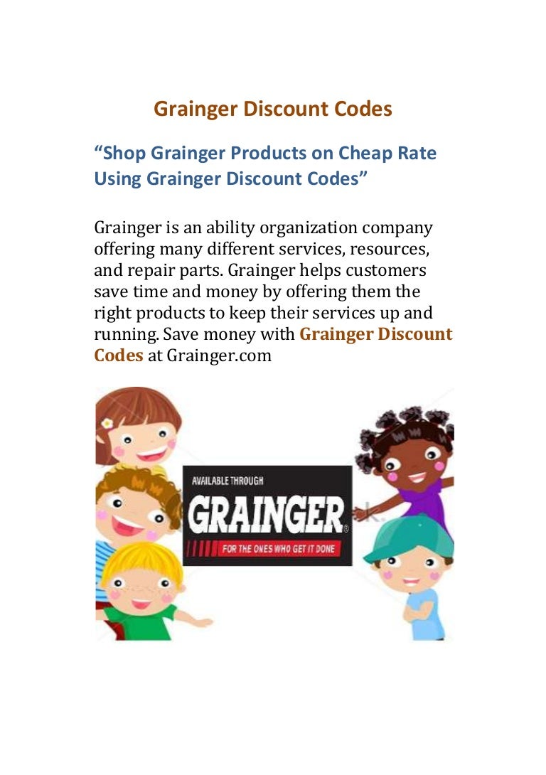 Grainger discount codes
