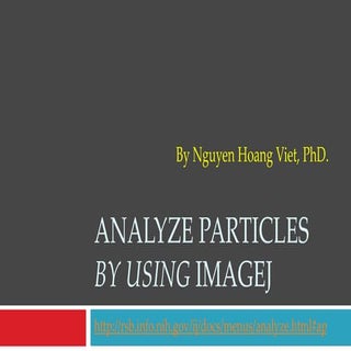 Grain size analysis by using ImageJ