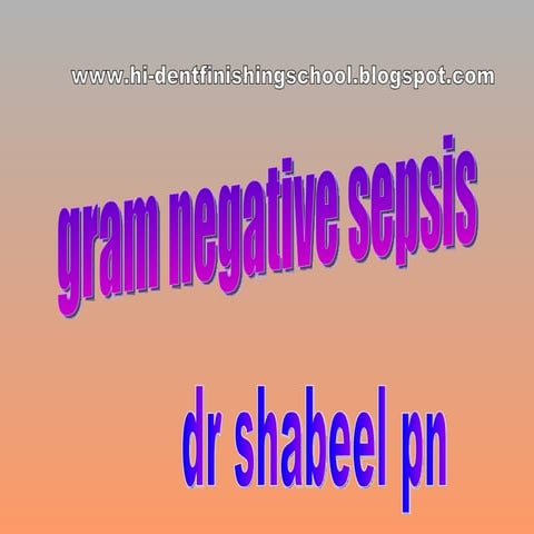 Gram Negative Sepsis