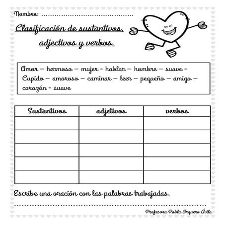 Gramática, día del amor