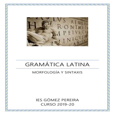 Gramática latina 