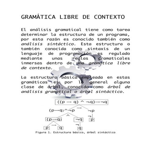 Gramatica libre de contexto
