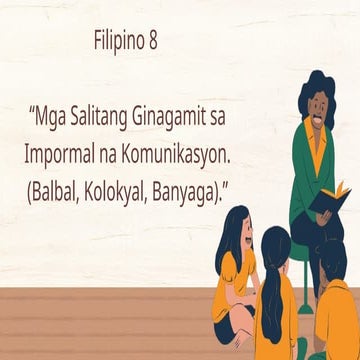Paggamit ng mga balbal na mga salita sa p | DOCX