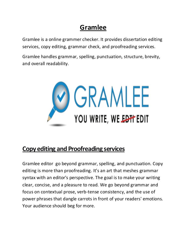 Dissertation editing help