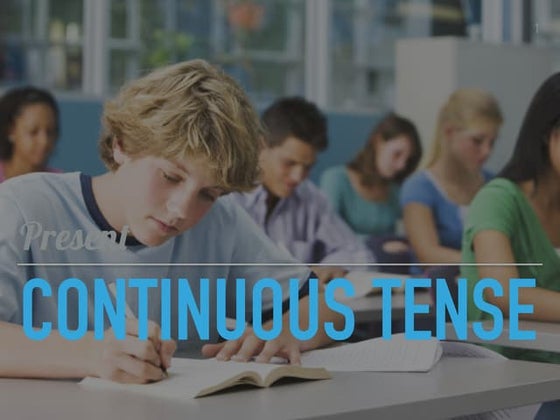 Grammar - Present Continuous Tense | PPT