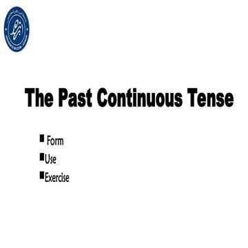 Comprehensive Guide to Using the Past Continuous Tense in English ...