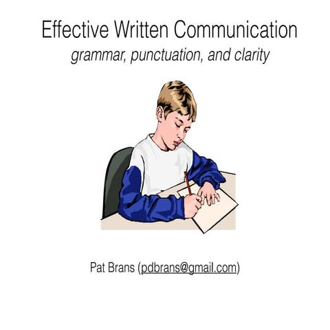The abc of effective writing | PPT