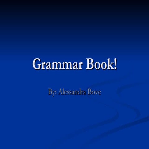 Grammar Book!