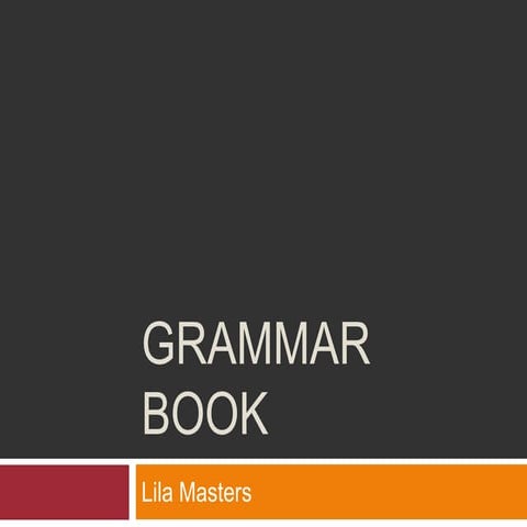 Grammar book