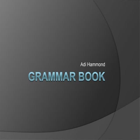 Grammar book