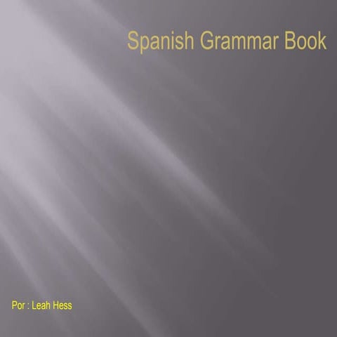 Grammar book