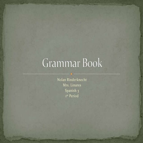 Grammar book