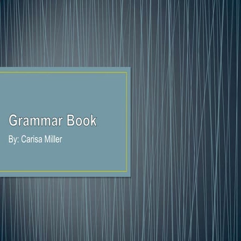 Grammar book
