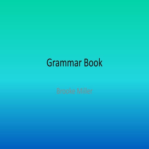 Grammar Book