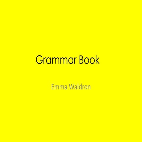 Grammar book!