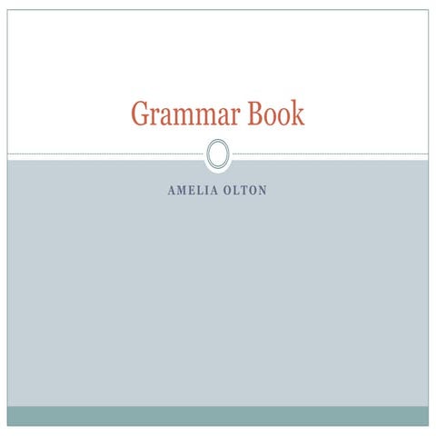 Grammar book for spanish