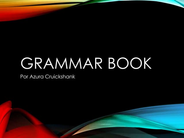 Grammar book new azura