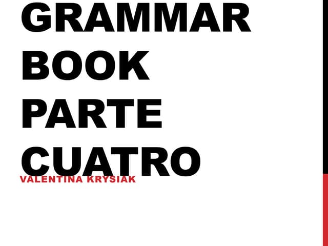 Affirmative Tu commands