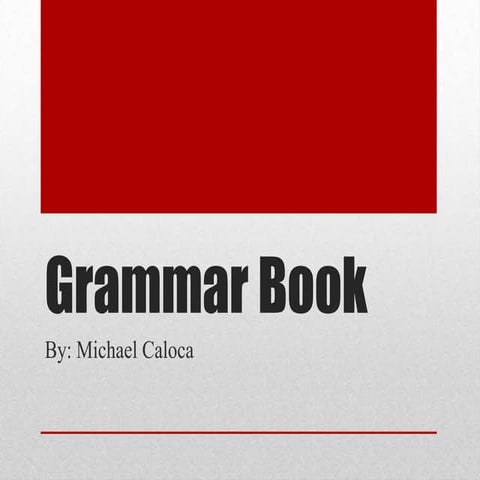 Grammar book sp2 h