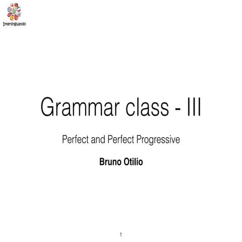 Grammar class iii