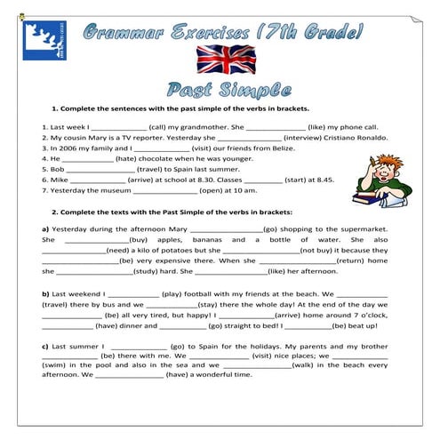 Grammar exercises 7th_january