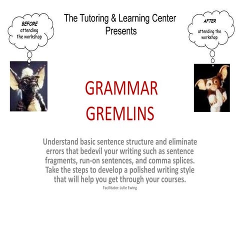 Grammar gremlins