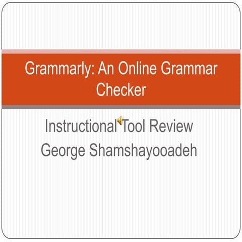 Grammarly powerpoint slides ii