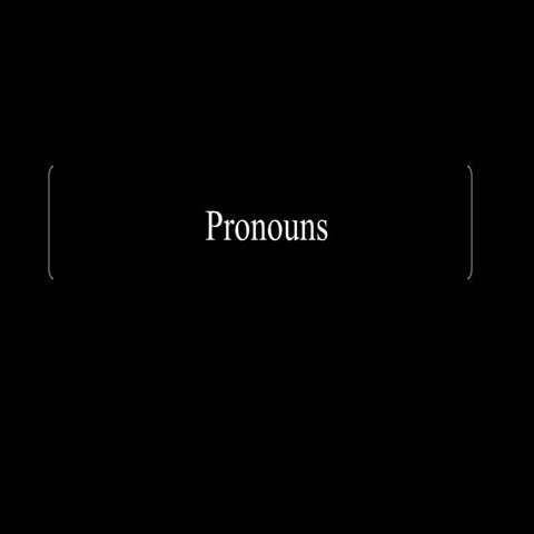 GrammarPronounAntecedent powerpoint presentation | PPT