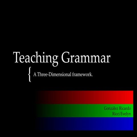 Grammar Teaching Framework, Celce-Murcia