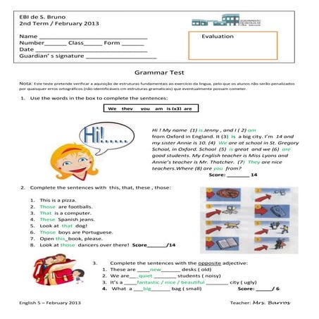 Grammar test   february 2013 corrrection