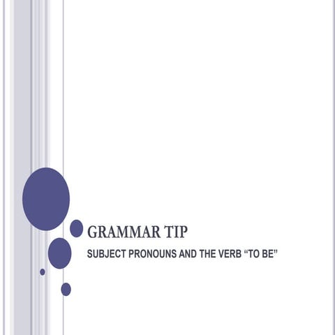 Grammar tip