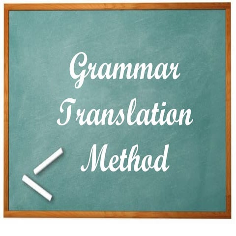 Grammar translation method