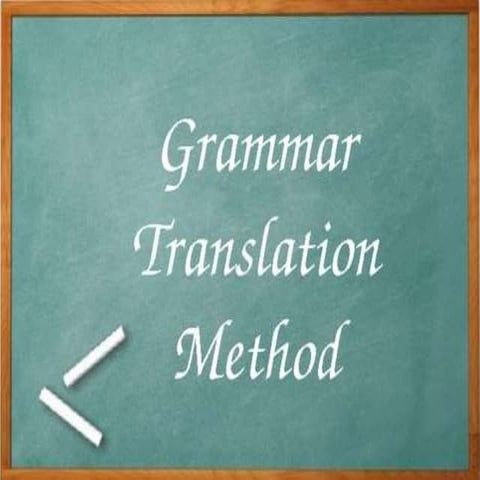 Grammar translation method