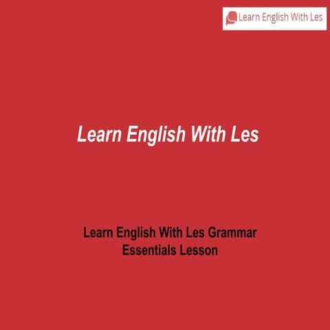 Grammar using simple present